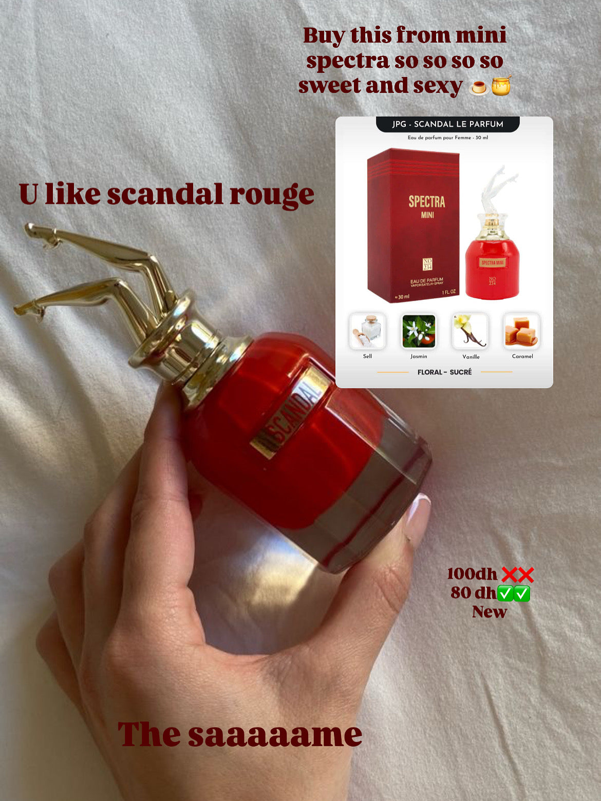 Scandal mini spectra parfum🌸