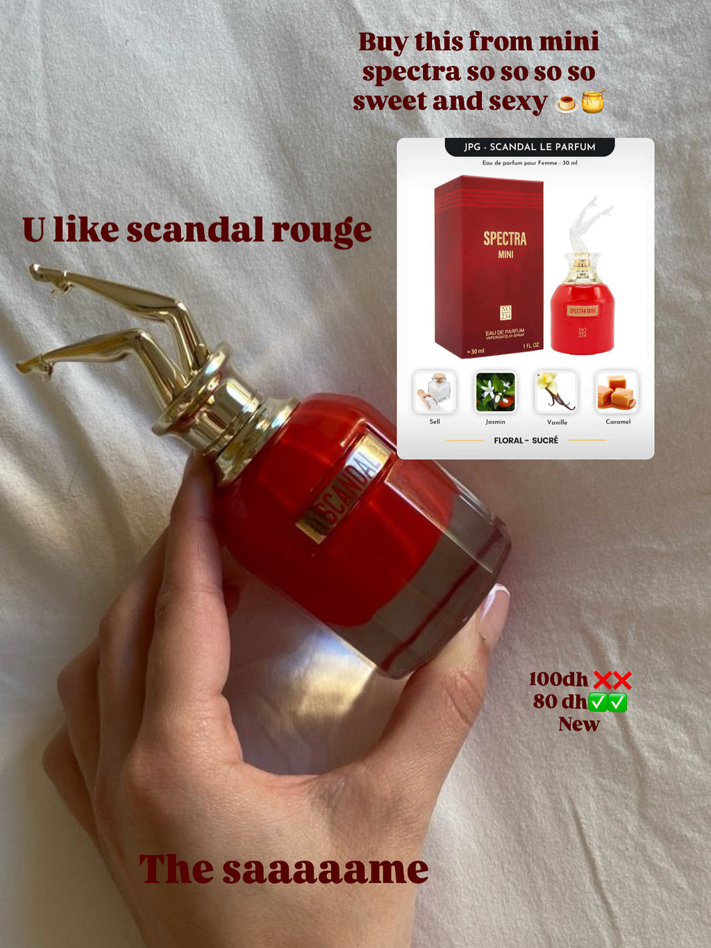 Scandal mini spectra parfum🌸