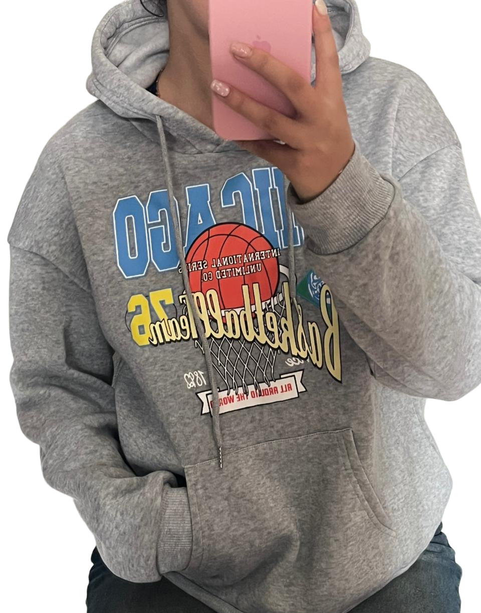 Grey hoodie 🌸