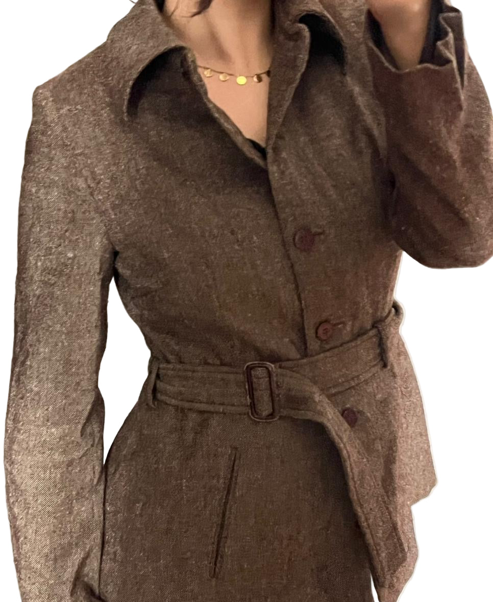 Brown jacket 🌸