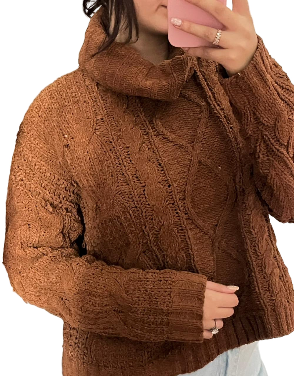 Brown sweater 🌸