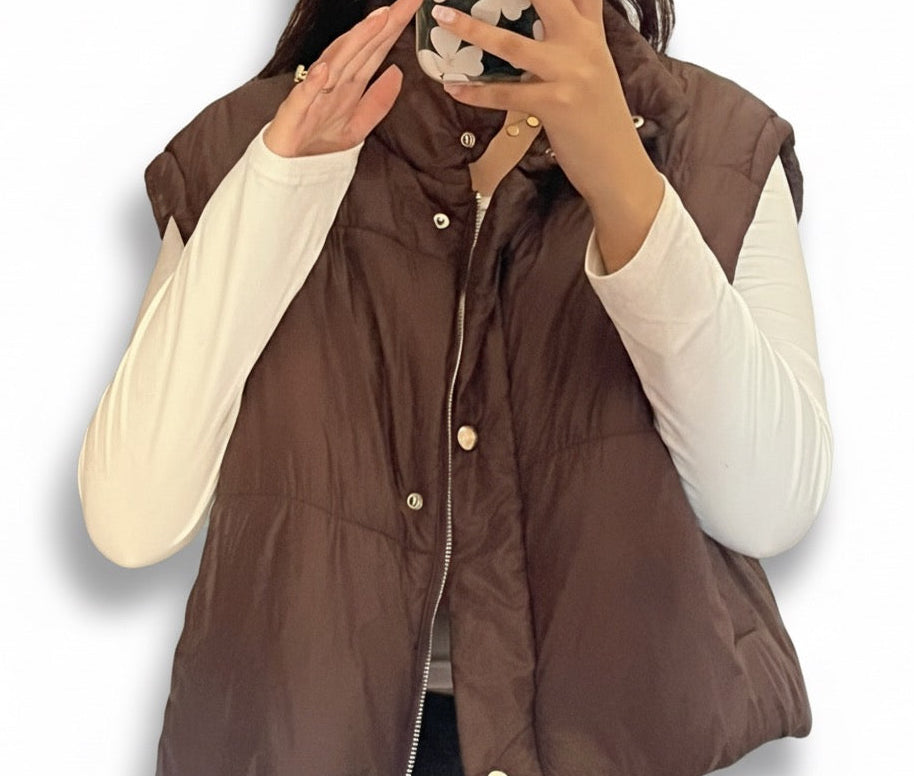 Short brown jacket 🌸