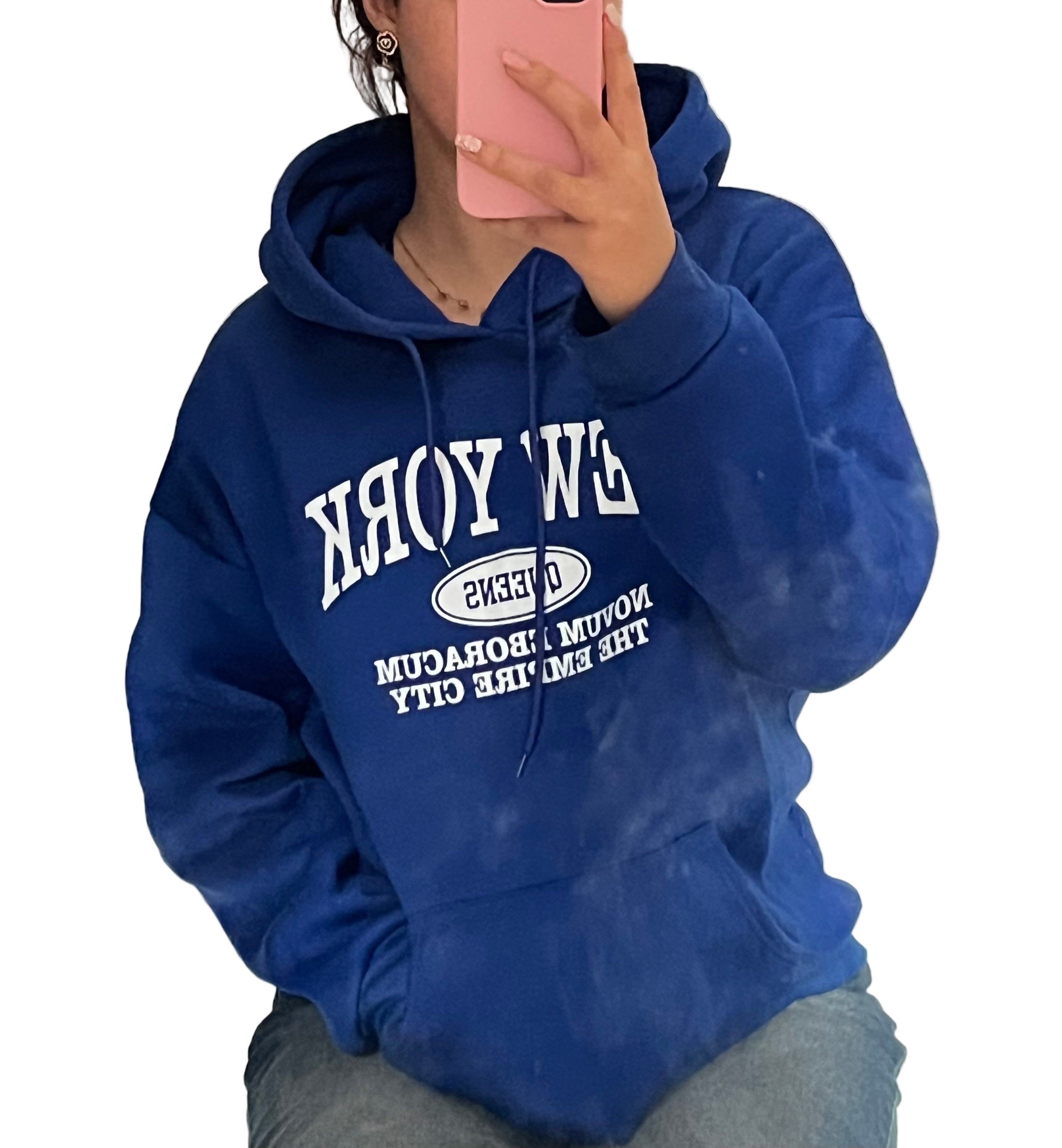 Dark blue hoodie 🌸