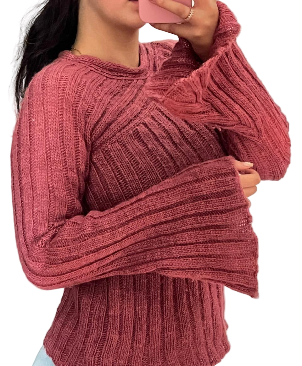 Sweater dark pink 🌸