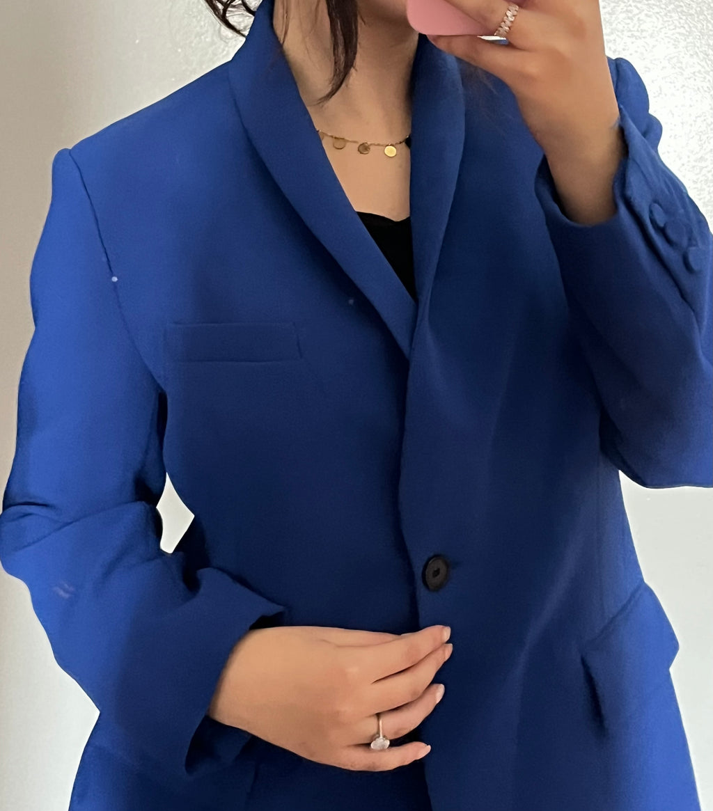 Blue jacket 🌸