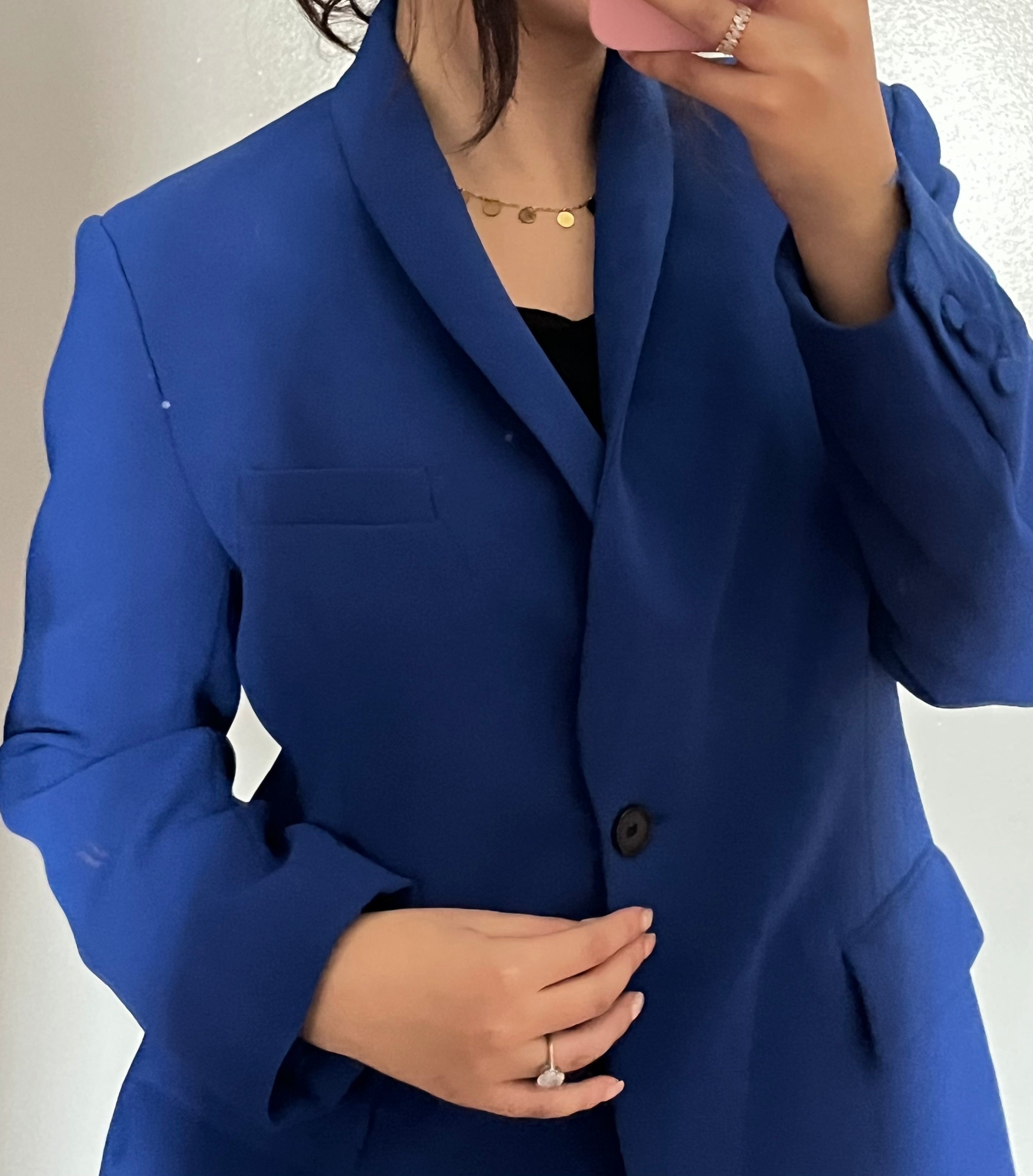 Blue jacket 🌸