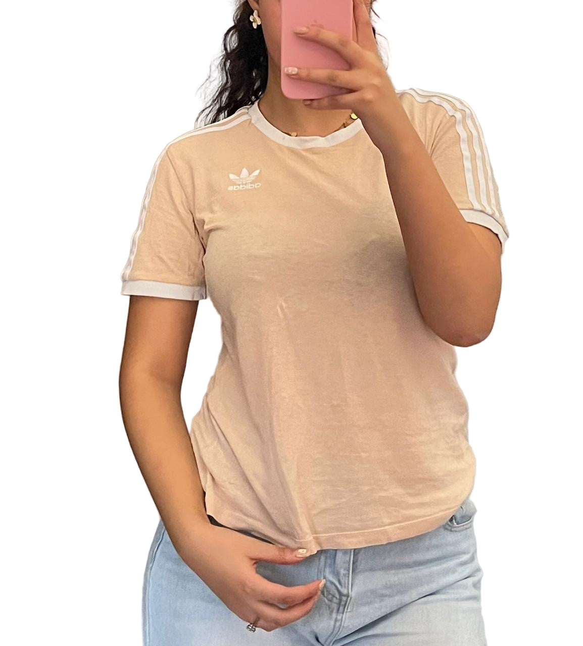 Adidas pink t-shirt 🌸