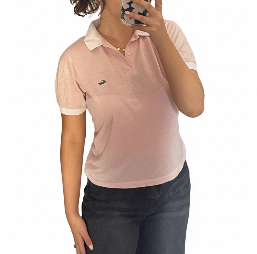 La Coste pink t-shirt 🌸