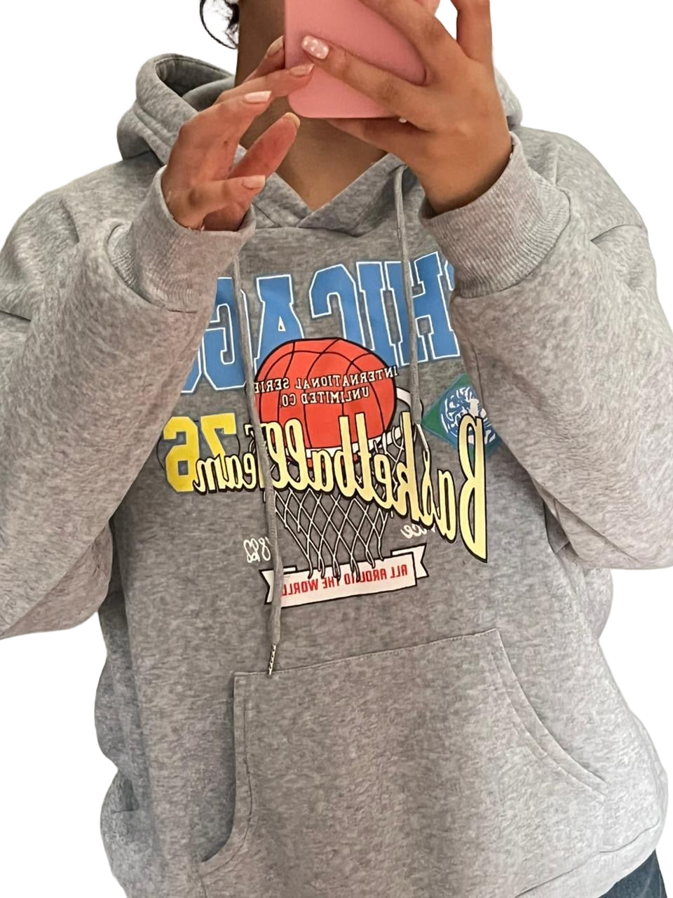 Grey hoodie 🌸