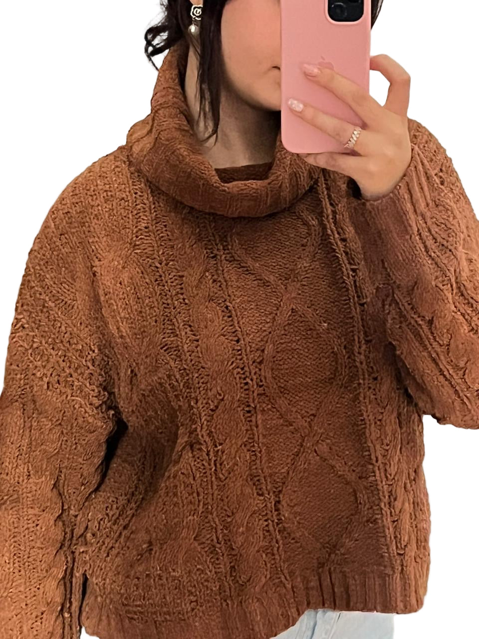 Brown sweater 🌸