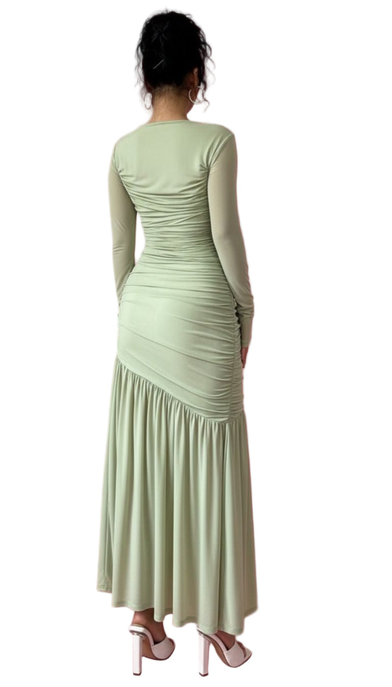 Beautiful light green dress 🌸